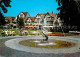 72889874 Bad Sooden-Allendorf Kurpark Springbrunnen Fachwerkhaeuser Bad Sooden-A - Bad Sooden-Allendorf