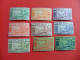 55 NEW HEBRIDES 1938 / SERIE PAISAJES / YVERT 112 / 123 MNH / MH Incompleta - Oblitérés