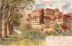 39103608 - Tuebingen, Lithographie. Schloss Stift Gelaufen. Leichter Stempeldurchdruck, Leicht Buegig, Sonst Gut Erhalt - Tuebingen