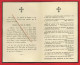 -- SOUVENIR MORTUAIRE  De EDMOND CROUZILLAC / TOMBE GLORIEUSEMENT à POPERINGHE (Belgique) Le 29 Mai 1940 -- - Devotieprenten