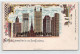 NEW YORK CITY - LITHO - General View Of The Giant Buildings - Publ. Edw. Lowey 211 - Andere & Zonder Classificatie