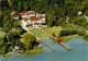 72877122 Prien Chiemsee Kneippkurhaus Strandhotel Sanatorium Fliegeraufnahme Pri - Autres & Non Classés