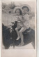 JEWISH JUDAICA CONSTANTINOPLE HALKI DONKEY FAMILY ARCHIVE SNAPSHOT  PHOTO ENFANT FILL  9X14 Cm. - Anonymous Persons