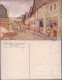 Postcard Bolkenhain Bolków Straßenpartie - Niederlauben 1923 - Schlesien