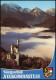 Ansichtskarte Schwangau Königsschloß Neuschwanstein In Den Wolken 1988 - Otros & Sin Clasificación