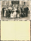 Ansichtskarte  Hochzeit - Gruppenfoto Vor Dem Standesamt 1930 - Marriages