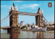Postcard London Tower Bridge (passierendes Marine-Schiff) 1980 - Autres & Non Classés