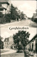 Ansichtskarte Großdeuben-Böhlen 2 Bild: Straße Und Schloß 1965 - Other & Unclassified