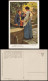 Kunst Künstlerkarte: Wolfgang Von Goethe Hermann Und Dorothea 1910 - Peintures & Tableaux