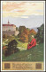 Künstlerkarte E. Kutzer: Friedrich Schiller Ritter Toggenburg 1910 - Malerei & Gemälde