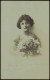 Ansichtskarte  Menschen/Soziales Leben - Kinder Mädchen Blumen Fotokunst 1914 - Abbildungen