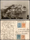 Postcard Monaco Le Rocher 1929  Gel. Mehrfach Frankatur - Other & Unclassified