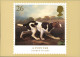 Dogs A Pointer' By George Stubbs (Hund, Briefmarken-Motiv England) 1991 - Chiens