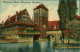 Ansichtskarte Nürnberg Henkersteg Hangman's Tower, Nuremberg, Germany 1920 - Nürnberg