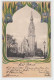 39089908 - Aachen, Passepartoutkarte. Christuskirche Gelaufen, 1900. Gute Erhaltung. - Aachen