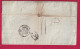 MARQUE P54P VANNES EN ROUGE MORBIHAN POUR PARIS 1824 INDICE 14 LETTRE - 1801-1848: Vorläufer XIX