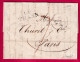 MARQUE 66 THANN HAUT RHIN 1828 POUR PARIS INDICE 15 LETTRE - 1801-1848: Précurseurs XIX