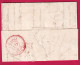 MARQUE 66 THANN HAUT RHIN 1828 POUR PARIS INDICE 15 LETTRE - 1801-1848: Vorläufer XIX