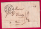 CAD TYPE 12 MARMANDE LOT ET GARONNE 1830 POUR NICE ETATS SARDE GRIFFE CF4R  ALPES MARITIMES  LETTRE - 1801-1848: Vorläufer XIX