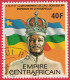 N° Yvert & Tellier 324 à 327 - Empire Centrafricain (1977) (Oblit - Gomme Intacte) - Couronnement De L'Empereur Bokassa - Central African Republic