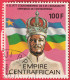 N° Yvert & Tellier 324 à 327 - Empire Centrafricain (1977) (Oblit - Gomme Intacte) - Couronnement De L'Empereur Bokassa - Central African Republic