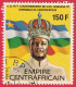 N° Yvert & Tellier 324 à 327 - Empire Centrafricain (1977) (Oblit - Gomme Intacte) - Couronnement De L'Empereur Bokassa - República Centroafricana