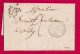 CURSIVE 73 CROUY SUR OURCQ SEINE ET MARNE CAD TYPE 15 MAY EN MULTIEN POUR LISY 1847 LETTRE - 1801-1848: Voorlopers XIX