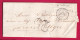 CAD TYPE 15 JAULNAY VIENNE OR LA TRICHERIE 1851 POUR ORLEANSVILLE ALGER ALGERIE LETTRE - 1849-1876: Periodo Clásico