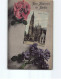 SENLIS : Carte Souvenir, La Cathédrale - état - Senlis