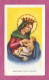 Santino, Holy Card- Madonna Delle Grazie. Lady Of Graces- Ed GMi N° 143. Rara Varietà Con Sfondo Giallo. - Images Religieuses