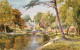 72660396 Bourton-on-the-Water Idyll Am Fluss Kuenstlerkarte  - Sonstige & Ohne Zuordnung