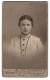 Photo C. Münch, Strassburg I /E., Pioniergasse 4, Portrait De Junge Dame Im Modischen Kleid  - Anonyme Personen