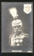 AK Portrait S. M. Pierre 1er Von Serbien, Wappen  - Royal Families
