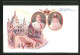 Pc Porträtbild Von König Und Königin Von England, St. Paul`s Cathedral From Ludgate  - Royal Families