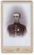 Fotografie P. Goetschke, Potsdam, Jägerstrasse Ecke Charlotten-Strasse, Portrait Soldat M. Orden, Schulterstück Rgt.  - Anonymous Persons