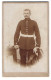 Fotografie Unbekannter Fotograf Und Ort, Portrait Soldat Der Infanterie In Ausgehuniform  - Anonyme Personen