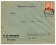 Germany 1936 Cover & Invoice; Spenge (Westf.) - P.H. Grönegress, Holzhandlung Und Eisenwaren; 8pf. Hindenburg - Lettres & Documents