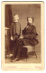 Fotografie L. O. Grienwaldt, Bremen, Wall 86, Portrait Vater Mit Seinem Sohn Im Anzug Posiert Im Atelier  - Anonymous Persons