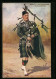 Künstler-AK Harry Payne: Argyll & Sutherland Highlanders, Piper, Full Uniform, Soldat Im Kilt Mit Dudelsack  - Autres & Non Classés