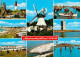 72865568 Buesum Nordseebad Leuchtturm Muehle Kutterhafen Strandpartien Fliegerau - Buesum