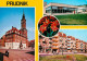 72862297 Prudnik Rathaus Einkaufszentrum Blumen Wohnblock Prudnik - Pologne