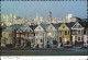 72582844 San_Francisco_California Victorian Houses And Skyline - Autres & Non Classés