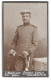 Fotografie L. Minzloff, Leipzig-Gohlis, Ulan In Uniform Mit Epauletten Und Säbel  - War, Military
