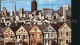 72582751 San_Francisco_California Quaint Victorian Homes With Skyline - Andere & Zonder Classificatie