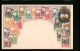 Präge-AK Briefmarken Mit Wappen Von Argentinien  - Briefmarken (Abbildungen)