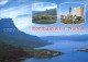 72576455 Narvik Rombaksbrua Haengebruecke Fliegeraufnahme Brunnen Statue Aalesun - Norway