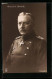 AK Heerführer General Von Emmich In Uniform Mit Orden  - Weltkrieg 1914-18