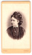 Fotografie E. Kozics, Pressburg, Portrait Stefanie Zichy Geborene Rubido Zichy Mit Geflochtenen Haaren  - Célébrités