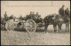 Frankreich Grande Guerre 1914-15 Pièce D'artillerie De 75 Et Son Attelage 1916 - Andere & Zonder Classificatie