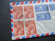 Asien Nepal Air Mail Luftpost Kathmandu GPO 1964 Education For All (3) MiF / Under Postal Certificate Auslandsbrief - Népal